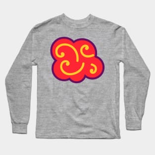 Japanese Red Cloud Long Sleeve T-Shirt